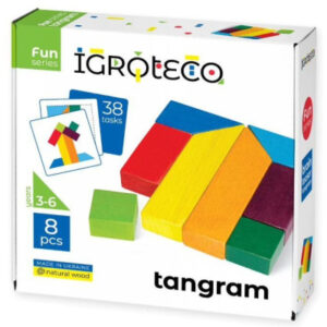 Развивающая игрушка Ігротеко Танграм 8 эл. + карточки с заданиями (900446)