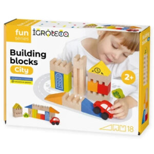 Кубики Ігротеко Строительные блоки Город 18 элементов (900538)