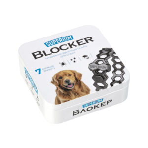 Ошейник для животных Superium Блокер противопаразитарный для собак 70 см (9109)