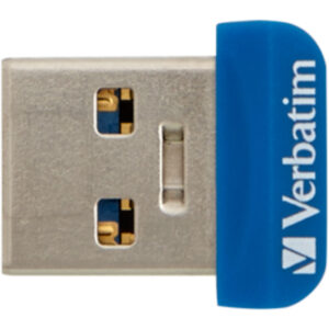 USB флеш накопитель Verbatim 64GB Store 'n' Stay NANO Blue USB 3.0 (98711)