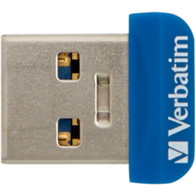 USB флеш накопитель Verbatim 64GB Store 'n' Stay NANO Blue USB 3.0 (98711)