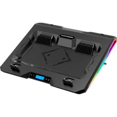 Подставка для ноутбука IceCoorel 10-15.6", 2*60mm 2800 RPM, USB2.0+LCD+speed control., 400x350x45mm (A3)