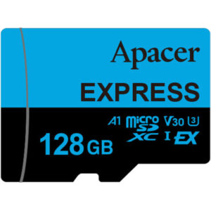 Карта памяти Apacer 128GB microSDXC class 10 UHS-I U3 V30 A1 Express (AP128GMCEXG3X17-RA)