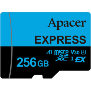 Карта памяти Apacer 256GB microSDXC class 10 UHS-I U3 V30 A1 Express (AP256GMCEXG3X17-RA)
