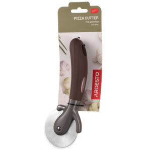 Кухонный нож Ardesto Gemini, 20см, нержавіюча сталь, пластик, сіро-коричневий (AR2158PG)