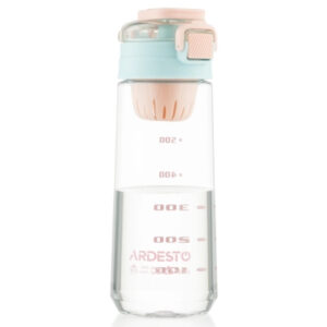 Бутылка для воды Ardesto Duo 720мл блакитний, рожевий (AR2272DB)