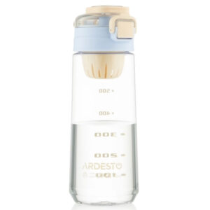Бутылка для воды Ardesto Duo 720мл блакитний, бежевий (AR2272DV)