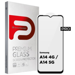 Стекло защитное Armorstandart Pro Samsung A14 4G / A14 5G Black (ARM66206)