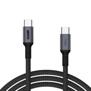 Дата кабель USB-C to USB-C 2.0m PD 100W black-grey Armorstandart (ARM69371)
