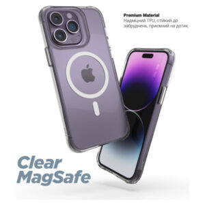 Чехол для мобильного телефона Armorstandart Clear Magsafe Apple iPhone 15 Pro Max Tansparent (ARM71052)