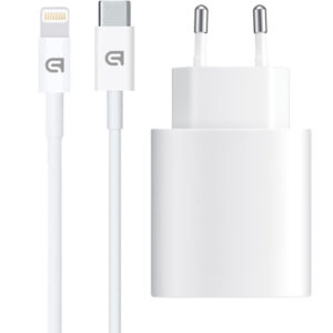 Зарядное устройство Armorstandart AMHJ83 20W USB-C White + cable USB-C to Lightning (ARM77724)