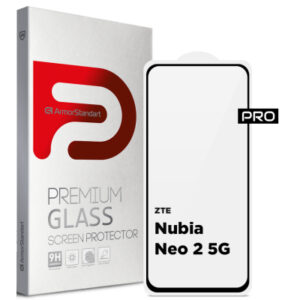 Стекло защитное Armorstandart Pro ZTE Nubia Neo 2 5G Black (ARM78903)