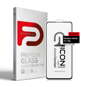 Стекло защитное Armorstandart Icon Xiaomi Redmi Note 14 4G Black (ARM79673)