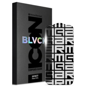 Стекло защитное Armorstandart Infinity Black Icon 2.75D Apple iPhone 16 Pro (ARM80301)