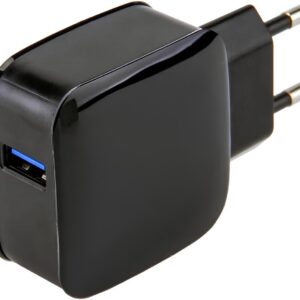 Зарядний пристрій 1xUSB 18W QС3.0, чорний