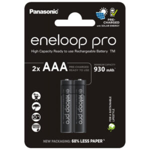 Аккумулятор Panasonic AAA Eneloop 930mAh Pro NI-MH * 2 (BK-4HCDE/2CP)