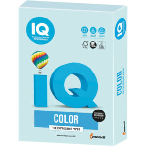 Бумага Mondi IQ color А4 pastel, 160g 250sh Light Blue (BL29/A4/160/IQ)
