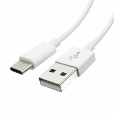 Дата кабель USB 2.0 AM to USB-C 1.0m white OEM Atcom (C001)