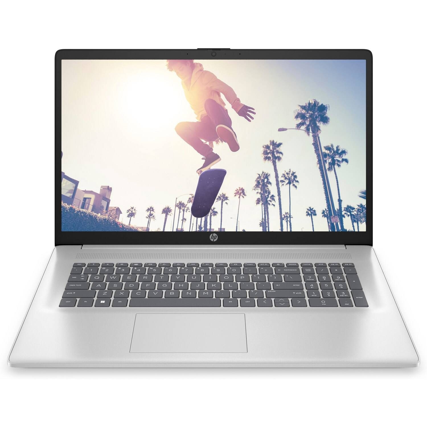 HP 17-cn4039ua 17.3" FHD IPS, 300n/Core 3-100U (4.7)/8Gb/SSD512Gb/Intel Gr/DOS/Сріблястий