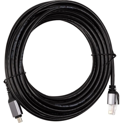 Дата кабель USB-C to RJ45 Ethernet 7.5m PowerPlant (CA914951)