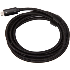 Дата кабель USB-C to USB-C 2.0m Thunderbolt 4 100W (20V/5A) 8K60Hz PowerPlant (CA915040)