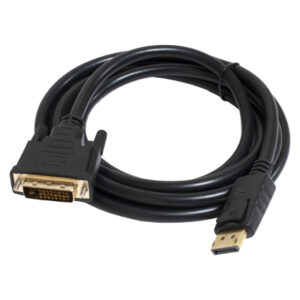 Кабель мультимедийный DisplayPort M to DVI M 1.8m 24+1pin Patron (CAB-PN-MUL-DP-DVI-18)