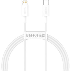 Дата кабель USB-C to Lightning 1.0m 20W Superior Series White Baseus (CATLYS-A02)