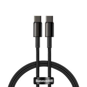 Дата кабель USB-C to USB-C 1.0m 100W black Baseus (CATWJ-01)