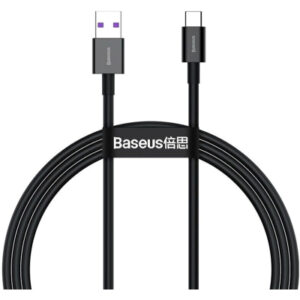 Дата кабель USB 2.0 AM to Type-C 2.0m 3A Black Baseus (CATYS-A01)