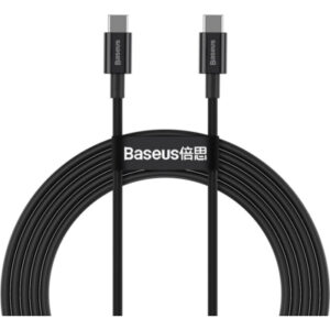 Дата кабель USB-C to USB-C 1.0m 5A Black Baseus (CATYS-B01)