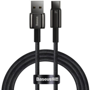 Дата кабель USB 2.0 AM to USB-C 1.0m 100W black Baseus (CAWJ000001)