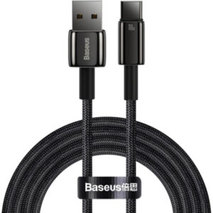 Дата кабель USB 2.0 AM to USB-C 2.0m 100W black Baseus (CAWJ000101)