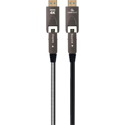 Кабель мультимедийный HDMI M to HDMI M 10.0m V2.0 4K60Hz A/D to A/D AOC Cablexpert (CCAP-HDMIDD-AOC-10M)