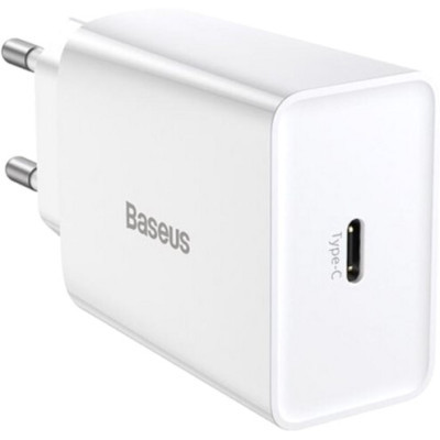Зарядное устройство Baseus Speed Mini Quick Charger White (CCFS-SN02)