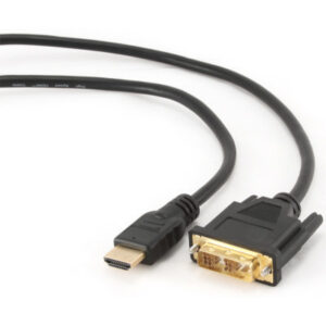 Кабель мультимедийный HDMI M to DVI M 4.5m 18+1pin Cablexpert (CC-HDMI-DVI-15)