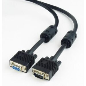 Кабель мультимедийный VGA M to VGA F 1.8m Cablexpert (CC-PPVGAX-6B)