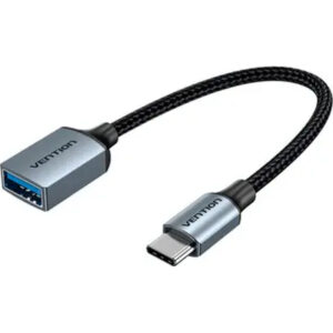 Переходник USB 3.0 Type-C to USB AF (OTG) 0.15m Aluminum Alloy Vention (CCXHB)