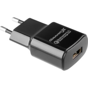 Зарядное устройство Grand-X Quick Charge QС3.0 3.6V-6.5V 3A, 6.5V-9V 2A, 9V-12V 1.5A USB (CH-550B)