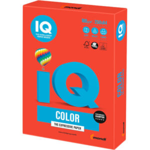 Бумага Mondi IQ color А4 intensive, 160g 250sh Coral Red (CO44/A4/160/IQ)