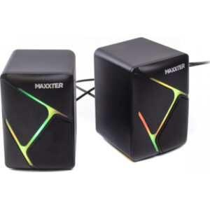 Акустическая система Maxxter CSP-U004RGB USB Black (CSP-U004RGB)