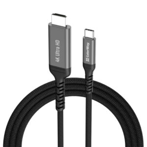 Кабель мультимедийный USB-C to HDMI M 2.0m 4K60Hz black ColorWay (CW-CBCHD077-BK)