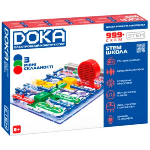 Конструктор DOKA электронный Школа 999+ схем (D70708)