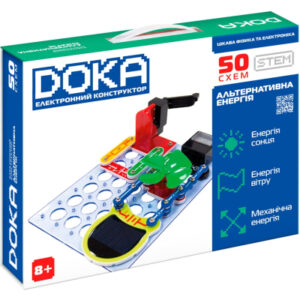 Конструктор DOKA электронный Альтернативная энергия (50 схем) (D70711)