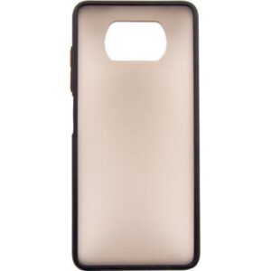 Чехол для мобильного телефона Dengos Matt POCO X3, black (DG-TPU-MATT-68)