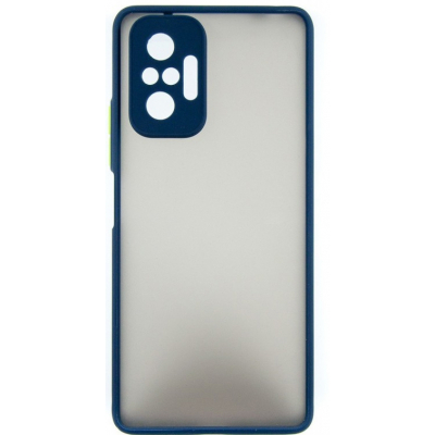 Чехол для мобильного телефона Dengos Matte Xiaomi Redmi Note 10 Pro (blue) (DG-TPU-MATT-78)