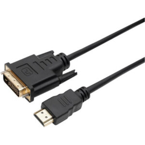 Кабель мультимедийный HDMI M to DVI M 1.8m 24+1pin Dynamode (DM-CL-HDMI-DVI-1.8M)