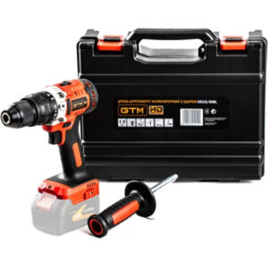Шуруповерт GTM DSI18/80BL с ударом, 18В, 80Нм, 2ск (без АКБ и ЗУ) (DSI18/80BL_BARE TOOL)