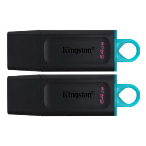 USB флеш накопитель Kingston 2x64GB DT Exodia Black+Blue USB 3.2 (DTX/64GB-2P)