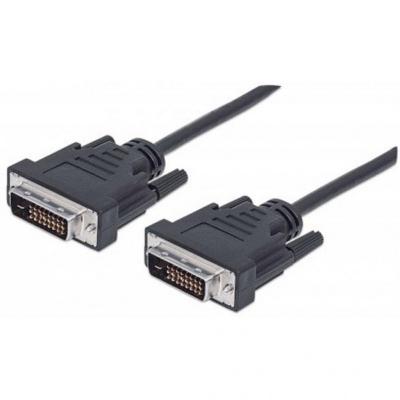 Кабель мультимедийный DVI M to DVI M 1.8m 24+1pin black REAL-EL (EL123500038)