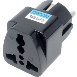 Переходник US/UK/AU to EU Dynamode (EU Adapter black)